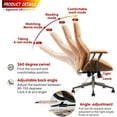 Ovios Ergonomic Home Office Chair Lumbar Support High Back Computer
