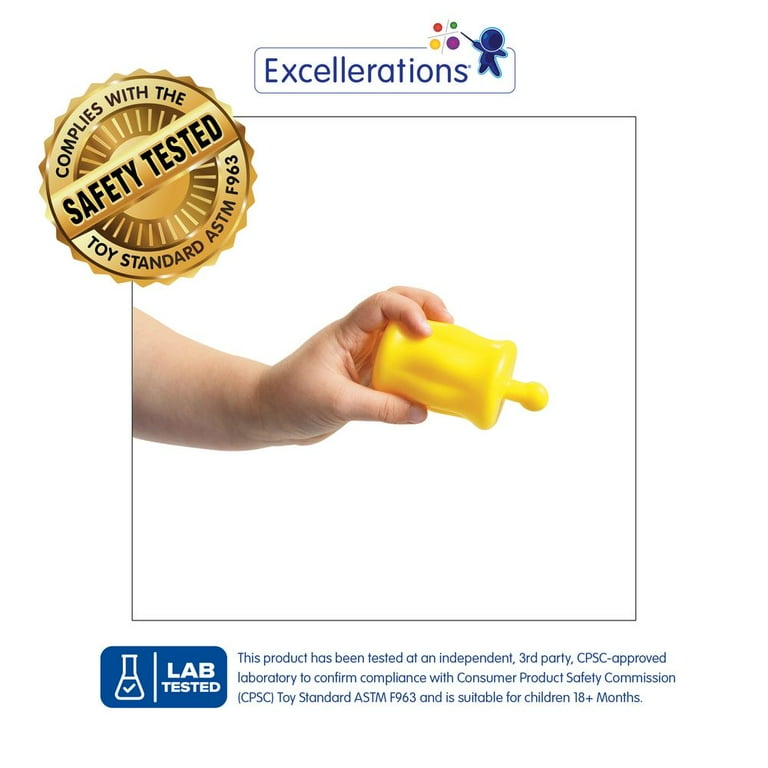 Excellerations Plastic Fun Pop Linking Beads Set - 28 Unique