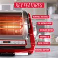 EZStore Red Countertop Rotisserie Oven