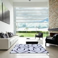 thumbnail image 6 of Ahgly Company Indoor Square Patterned Lavender Blue Area Rugs, 4' Square, 6 of 6