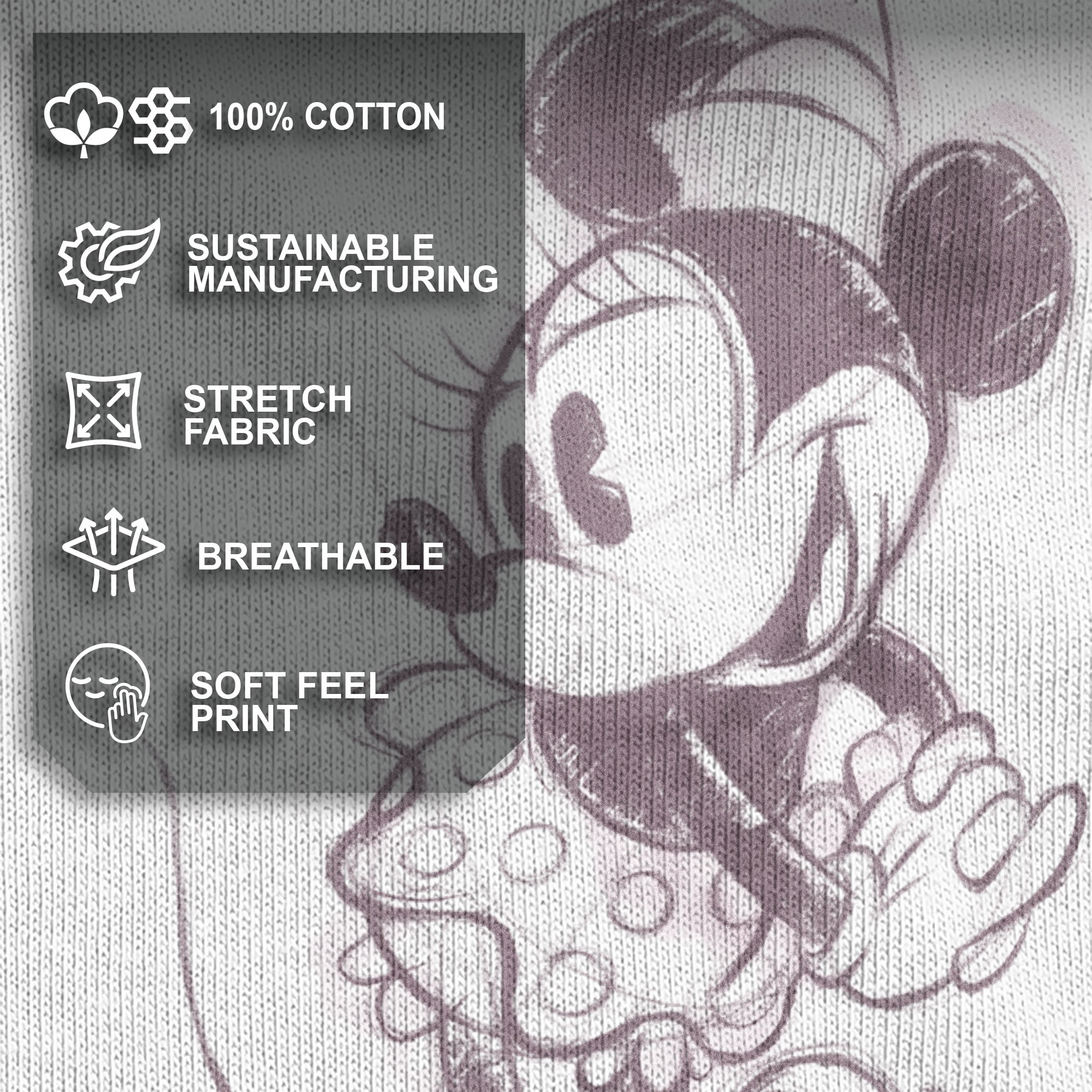 Women's Mickey & Friends Minnie Mouse Vintage Sketch Graphic Tee White 2X Large