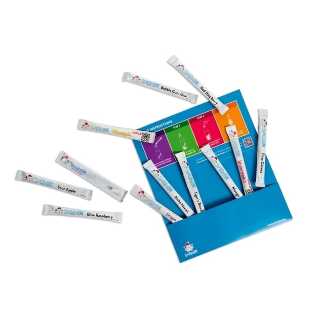 Paquete de 12 pintas de jarabe en polvo con sabor a cono de nieve y hielo raspado original