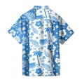 thumbnail image 5 of Yiaimeir Men's Vintage Button Down Bowling Shirts Short Sleeve Summer Beach Shirt，Size M-3XL, 5 of 5