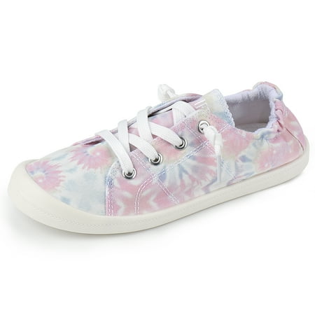 

JENN ARDOR Women Canvas Shoes Low Top Slip-On Fashion Sneakers
