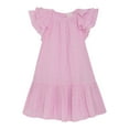 thumbnail image 1 of Minymo Short-Sleeve Cotton Dress - Light Rose (2 Years), 1 of 3