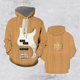 thumbnail image 3 of Sudadera con capucha con estampado gráfico de saxofón y guitarra para hombre, sudaderas con capucha de manga larga de otoño, sudaderas con capucha de gran tamaño para hombre, jerséis, abrigos, 3 of 4