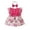 Hot Pink, variant on REDARER Baby Girls' Embroidered Tulle Dress with Flutter Sleeves & Matching Bow Headband, Sleeveless Holiday Party Princess,3-6 Months