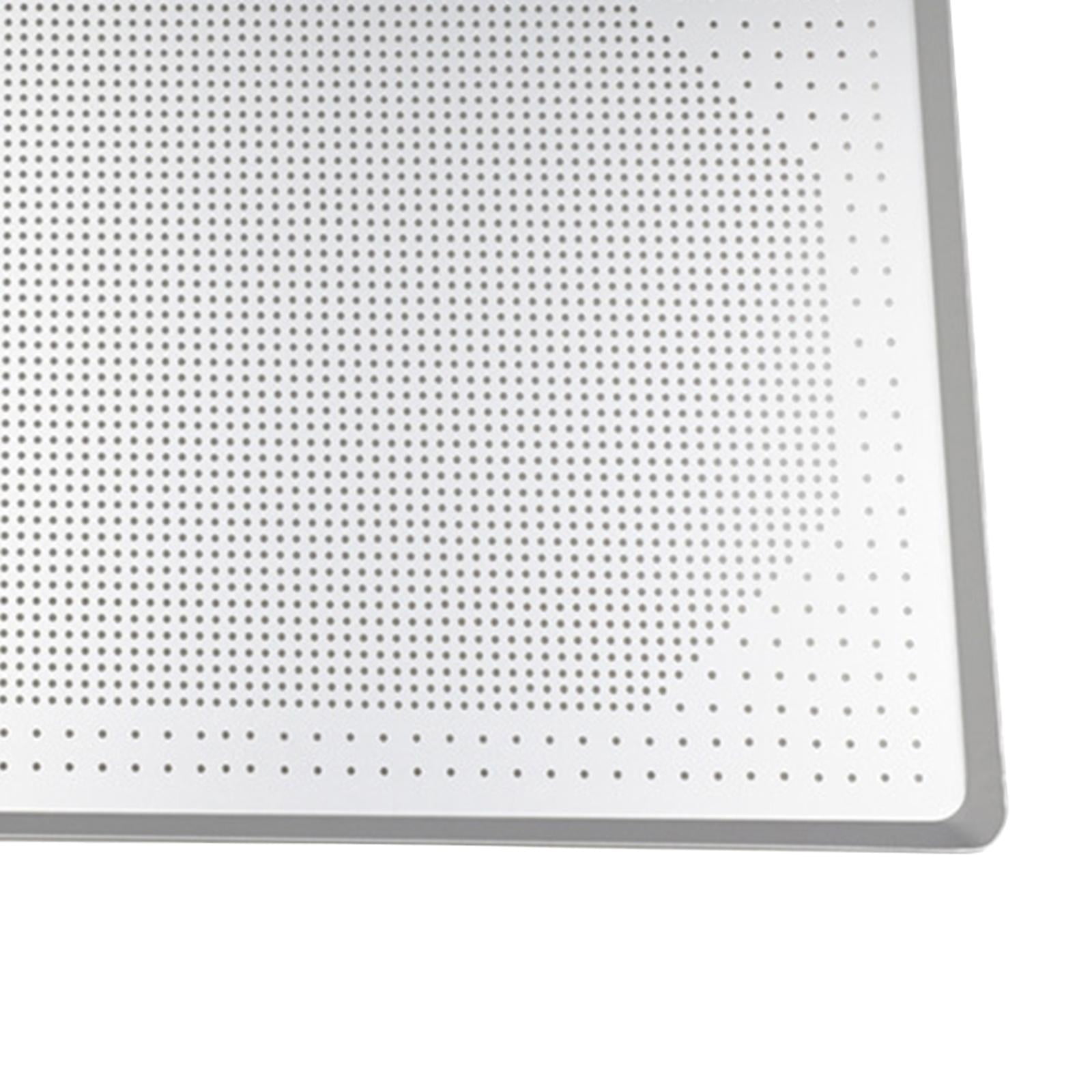 Fiocias Aluminum Perforated Sheet Pan Baking Pan Reusable Easy to Clean Pizza Pan Cookie Style A