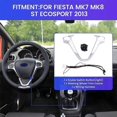 thumbnail image 4 of unique High qualityNew Car Frame Panel Steering Wheel Cover Decorative+Cruise Control Buttons for Fiesta MK7 2013, 4 of 5