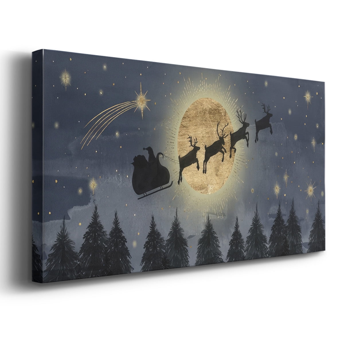 Celestial Christmas Collection D- Gallery Wrapped Canvas