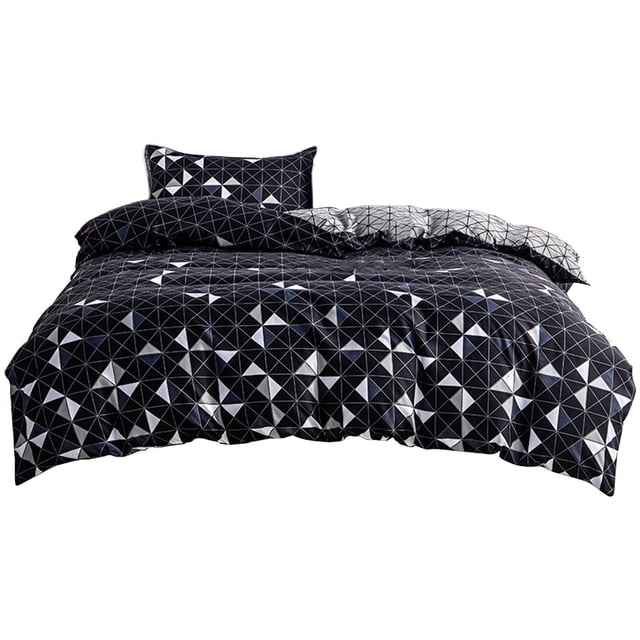 Birdeem Duvet Cover Single Size,Duvet Cover Set with Buttons Closure, Ultra Soft Washed Microfiber Bedding Comforter Cover with A Pillowcases for All Season