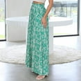 thumbnail image 3 of Printed Casual Pants Boho Style Ladies Oversized Pants Loose Fit Vacation Outfit, 3 of 7