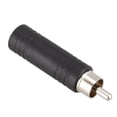 thumbnail image 3 of 10 Piezas 6.35 mm 1/4 Pulgada Mono Hembra Jack Una RCA Macho Adaptador de Audio Cable Convertidor, 3 of 5