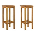 thumbnail image 3 of vidaXL 3 Piece Garden Bar Set Solid Wood Acacia, 3 of 5