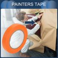 thumbnail image 2 of Unique Bargains Masking Tape, DIY Car Auto Paint Painters Tape, 1 Pc Orange 0.8 Inches x 54.7 Yards, 2 of 7