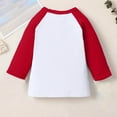 thumbnail image 3 of Favoffer Winter Kids Raglan 3/4-Sleeve Modal-Blend Top - Lounge,Play,Travel,Casual 3-14Y, 3 of 7