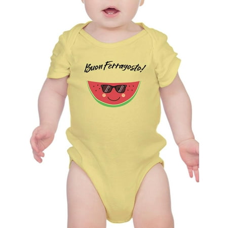 

Buon Ferragosto Cool Watermelon Bodysuit Infant -Image by Shutterstock Newborn