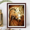 thumbnail image 4 of Cuadros Decorativos 5D taladro cuadrado completo diamante pintura Kit caballo Animal pared arte decoración para habitación Ehuebsd Nuevos Originales, 4 of 9