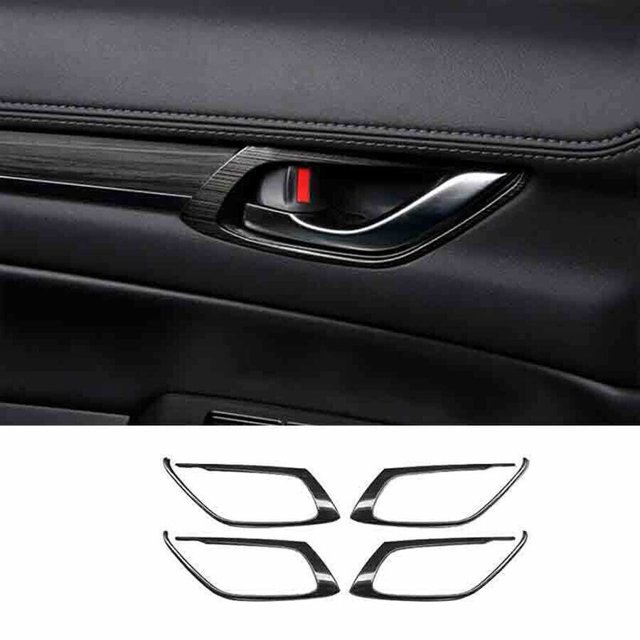 Suitable for Mazda CX-5 CX5 2017-21 Black Titanium Inner Door Handle F for Ram e Cover Trim 4P-