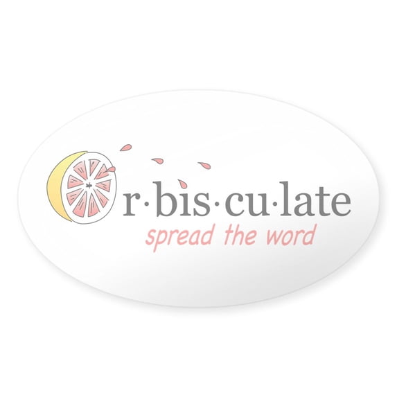 CafePress - Orbisculate Logo Sticker - Sticker (Oval)