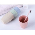 thumbnail image 3 of Drinking Cups Wheat Straw Cups 22 OZ, Unbreakable Reusable Cups Set for Adults, 3 of 4