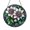 Acrylic 3.5 Inch, variant on Passion Flower Botanical Design Stained Glass Style Window Hanging Suncatcher, Exotic Floral Art Gift