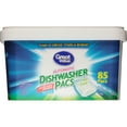 Great Value Automatic Dishwasher Pacs, Fresh Scent, 85 Count