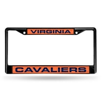 Virginia Cavaliers Black Metal Laser Cut License Plate Frame