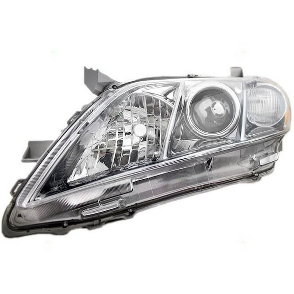 Left Headlight Assembly - Compatible with 2007 - 2009 Toyota Camry Sedan 4-Door 2.4L 4-Cylinder Naturally Aspirated DOHC GAS 2008