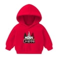 thumbnail image 2 of Bnwani Christmas Long Sleeve Toddler T Shirt Hooded Fleece Casual Tops 4-5t, 2 of 7