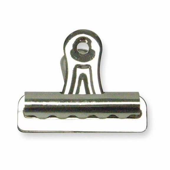 Bulldog Clip,1 1/4 In W,Silver,PK36 2WFV7