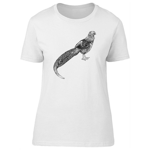 Beautiful Golden Pheasant Sketch Tee Women's -Image by Shutterstock