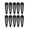 HOMEMAXS 100pcs Simple Metal Hair Clip Hair Pin Hair Styling Tool Barrette Sets for Kids Children (Black)