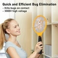 thumbnail image 3 of Whole Sale Deals Electric Fly Swatter Bug Zapper Racket - 3000V Mosquito Killer with LED Light, Safety Mesh - Indoor/Outdoor, Battery Operated & Child-Safe, Size-S, 3 of 8