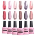 thumbnail image 1 of Set de esmaltes de uñas en gel AIMEILI Soak Off sin hema, veganos, 10 ml, 6 unidades, 1 of 8