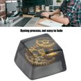 thumbnail image 3 of Resin Keycap HandMade CorrosionResistant Universal Mechanical Keyboard Accessories(Black Gear ), 3 of 8