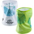 thumbnail image 1 of Cache-Nuque Réutilisable et Lavable pour Hommes et Femmes (Blanc+vert, L), 1 of 4