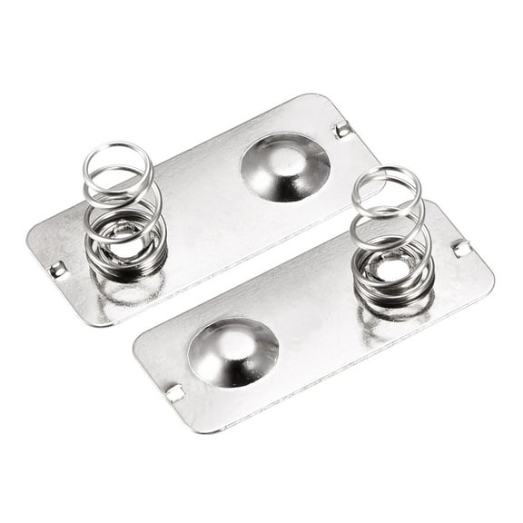 Battery Spring Plate AA Battery Spring Contact Nickel Plate 28mmx12mm 10 Pcs