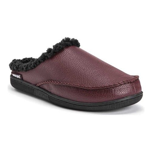 MENS REAL LEATHER & ECO LEATHER VERY COMFORTABLE SLIPPERS ALL SIZES 