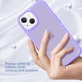thumbnail image 6 of ELEHOLD Case for iPhone 14 Plus, Glitter Shockproof Case Slim Transparent TPU Bumper Cover,Purple, 6 of 6