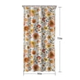 thumbnail image 5 of Pioneer Flower Floral Print Pattern Shower Curtain 36"x72" ,Bathroom Decorative Shower Curtains Set with 12 Hooks,Modern Waterproof Washable Shower Curtain, 5 of 6