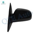 thumbnail image 3 of Left Driver Side Power Heated Non-Folding Chrome/Flat View Mirror Black Smooth For 2006-2010 Hyundai Sonata, 3 of 10