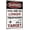 Warning No Trespassing Sign You are no Longer Trespassing, variant on Funny Sarcastic Metal Signs for Garage, Man Cave Home Bar Sign Music Decor Gifts Wall Decor Music Lovers Gifts for Men - 12x8 Inches