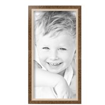 ArtToFrames 8" x 16" Taupe with Silver Lip Picture Frame, 8x16 inch Multi Wood Poster Frame (WOM-4986),  Pack