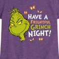 thumbnail image 3 of The Grinch - Have A Frightful Grinch Night  - Toddler & Youth Girls Short Sleeve Graphic T-Shirt, 3 of 5