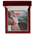 thumbnail image 4 of To My Wife Loving You is my Life Alluring Ribbon Necklace Message Card, 4 of 7