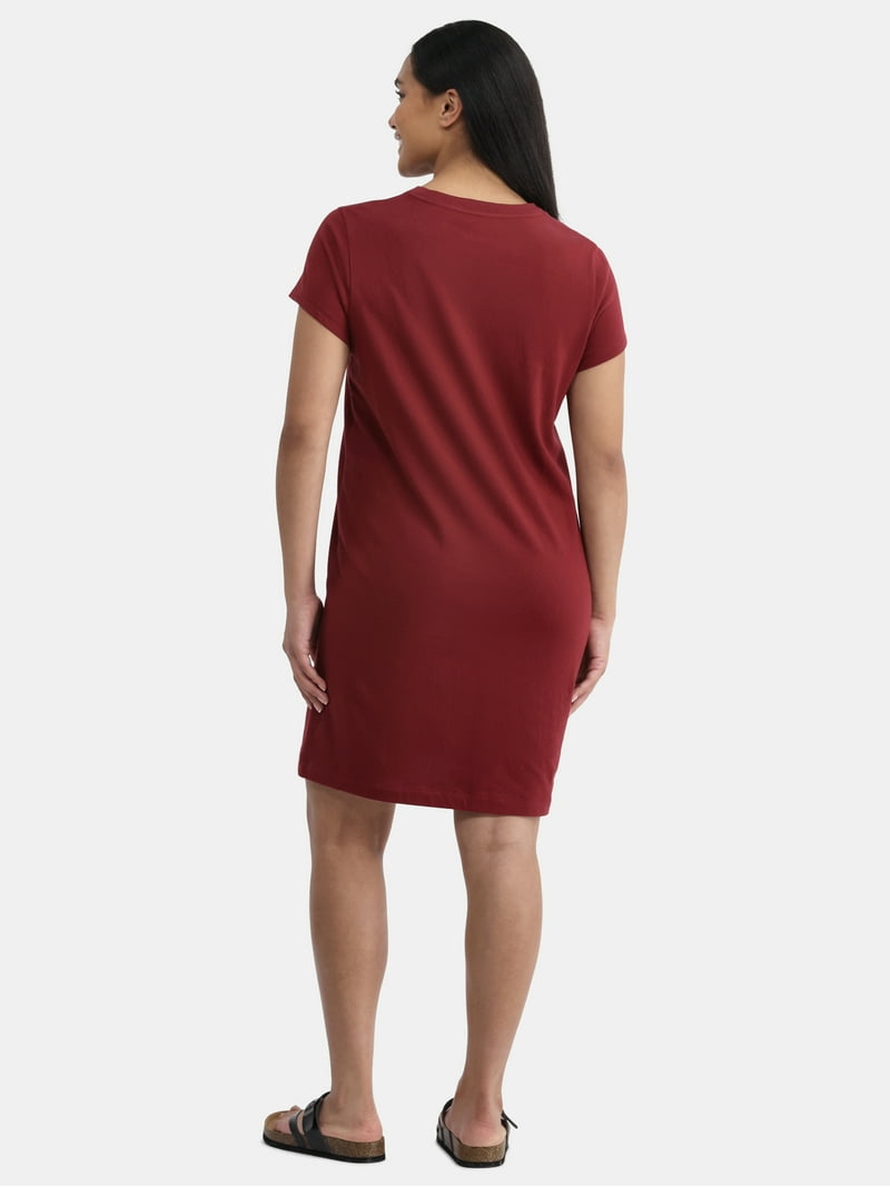 women's fitted t shirt dress Threshold Tie Waist T-Shirt Dress Petite Fit main image 1