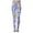Blue, variant on Shadoumai Easter Leggings for Women High Waist Work Out Yoga Pants Tight Mid Length Seamless Legging Lift XS-3X Sports Wear