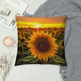 thumbnail image 2 of COMIO  Farm Sunflower Printed Decorative Throw Pillow Covers Pillow Cover for Sofa Couch Bed Car, 2 of 5