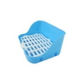 thumbnail image 1 of Yingyy Litter Tray Rabbit Corner Bed Rectangular Shape Toilet Pet Supplies Cages Indoor Outdoor Cleaning Pot Pets Training Tool Potty Toilet Blue, 1 of 9